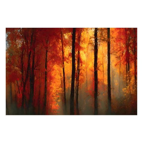 Flames of Fall - Poster 36x24