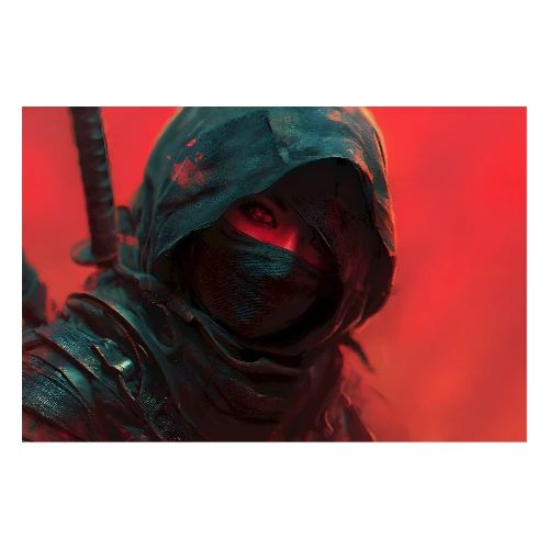 Crimson Gaze Ninja - Poster 36x24