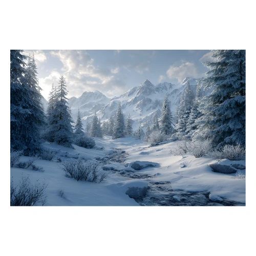 Winter Ray of Light - Poster 36x24