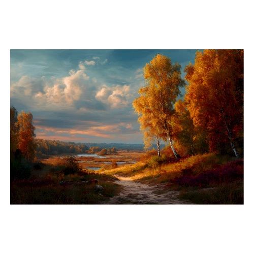 Golden Horizon of Fall - Poster 36x24