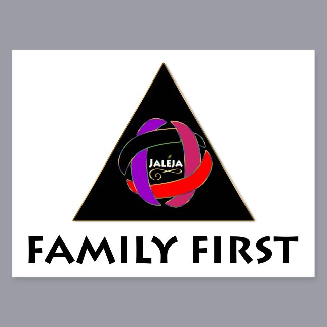 JALEJA FAMILY FIRST (BLACK PRINT)