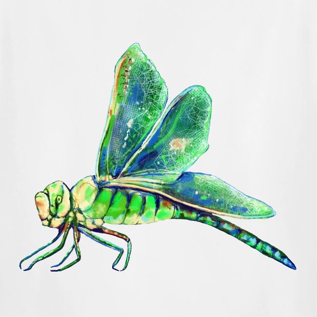 green dragonfly