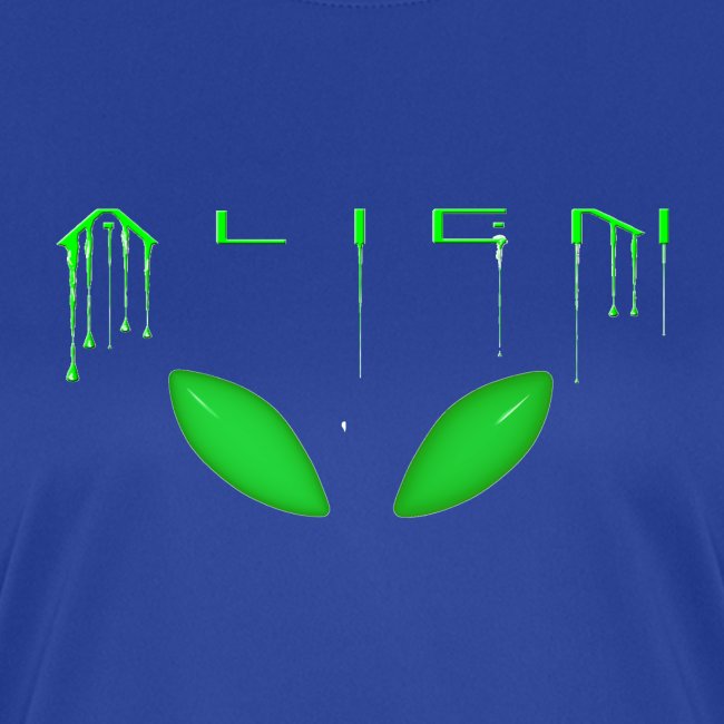 Alien Dribble with ET eyes - Green
