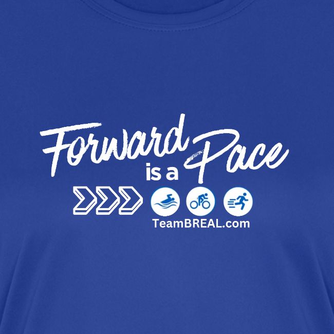 Forward Is a Pace Blue