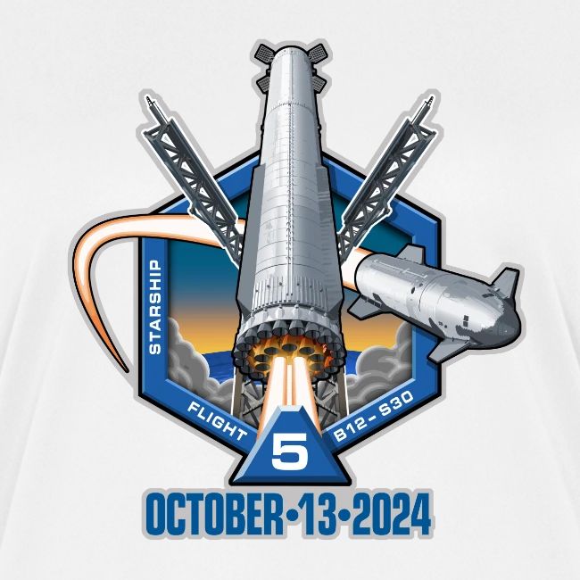 Starship Flight Test 5 - With Date