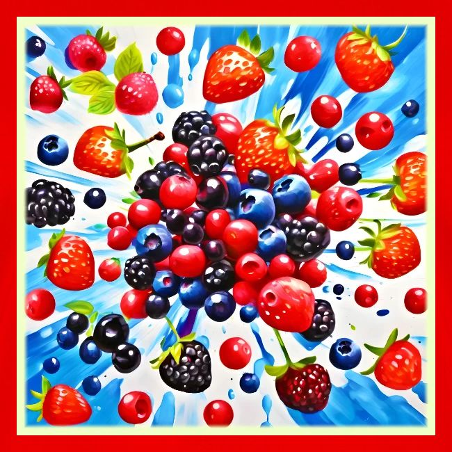 Colorful Berry Fiesta Design
