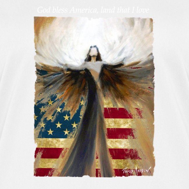 God bless America Angel_Strong color_white type