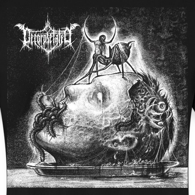 Decorpsetated - Human Words album cover, white