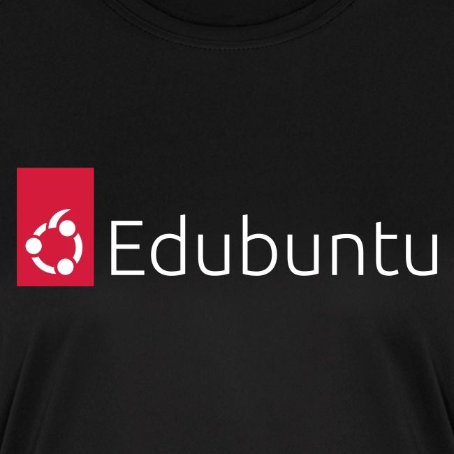 Edubuntu Logo 2023 - White