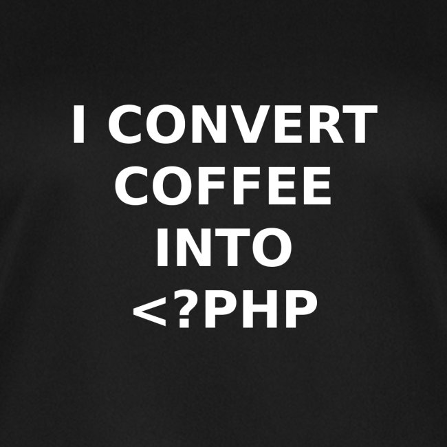Convert coffee into PHP