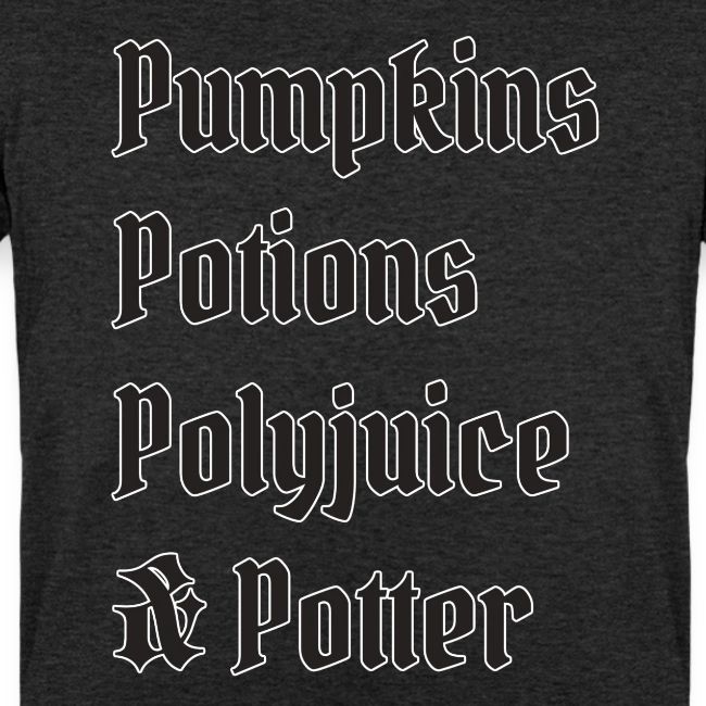 Pumpkins Potions Polyjuice & Potter