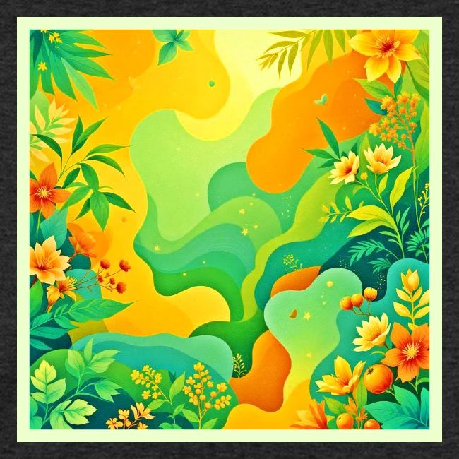 Tropical Foliage Abstract