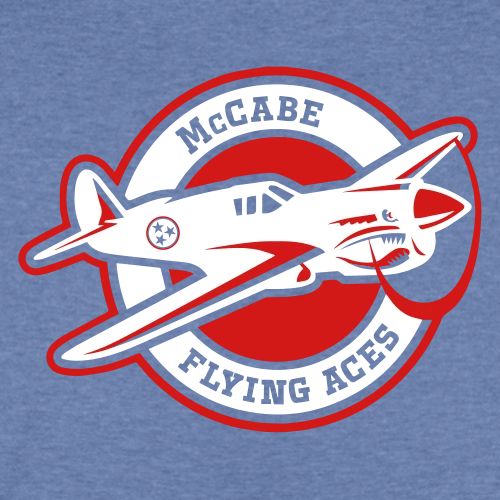 Red Flying Aces - Kids' Tri-Blend T-Shirt