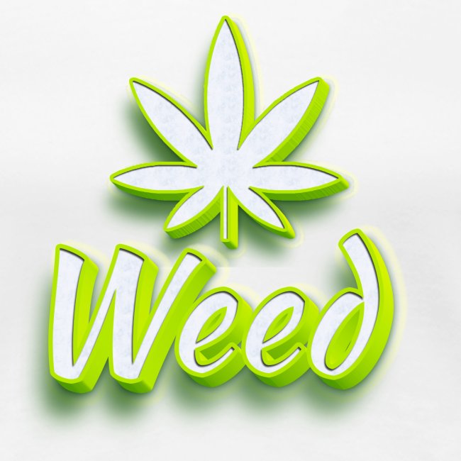 Cannabis Weed Leaf - Marijuana - Customizable