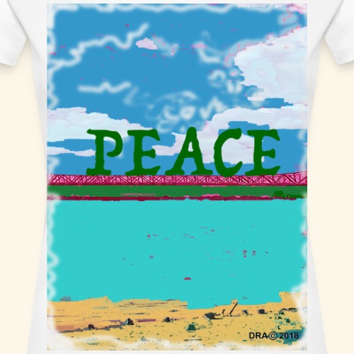 Peace blu - Women's Premium Organic T-Shirt