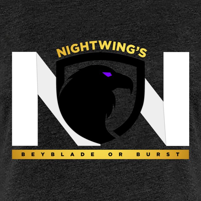Nightwing WhitexBLK Logo