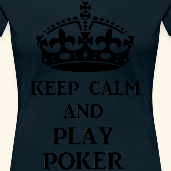 keep calm play poker blk