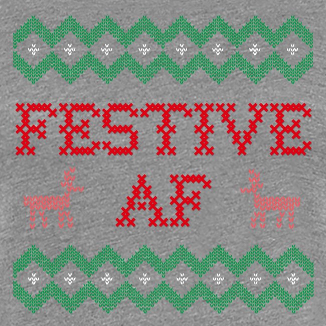 Festive AF Ugly Christmas Sweater