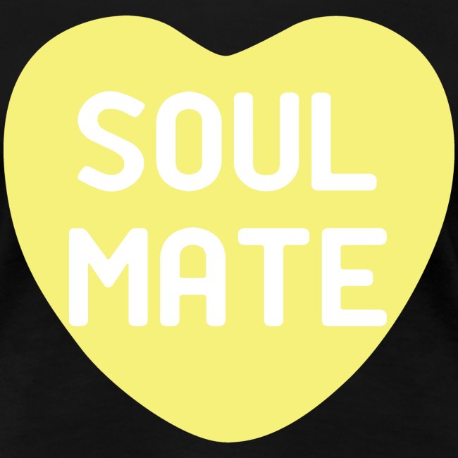 Soul Mate Yellow Candy Heart
