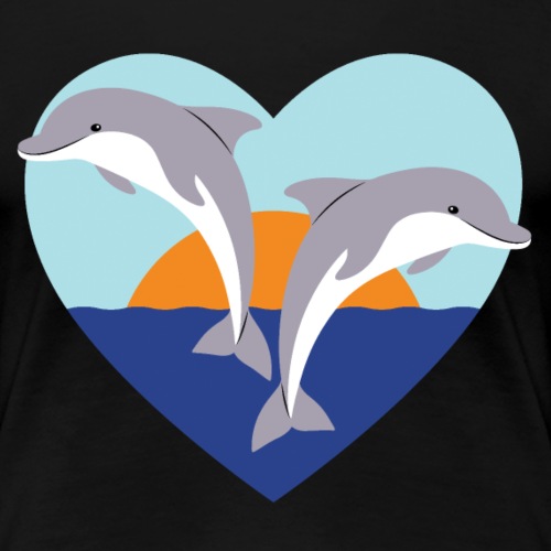 Dolphin Love - Women's Premium Organic T-Shirt
