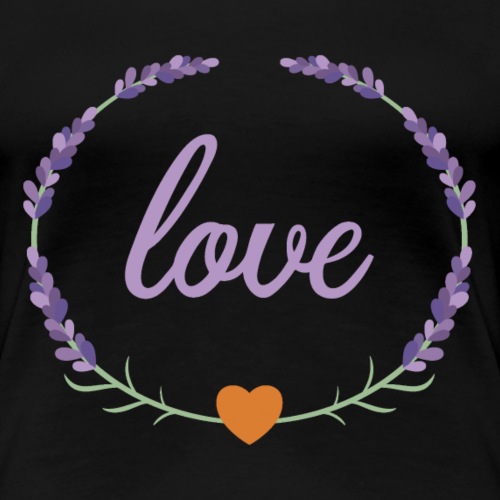 Lavender Love - Women's Premium Organic T-Shirt