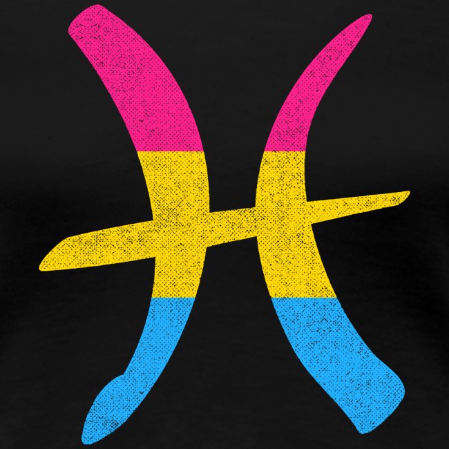 Pansexual Pisces Pride Flag Zodiac Sign