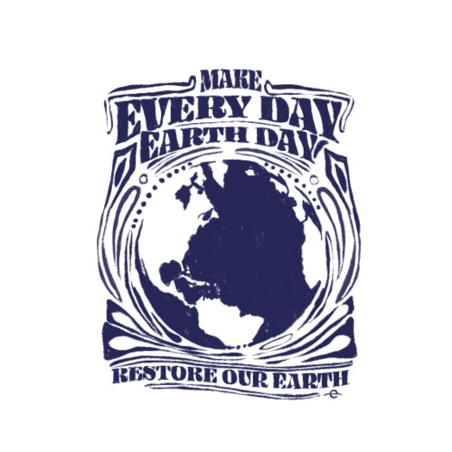 Make every day Earth Day. NAVY - Men's Premium Organic T-Shirt