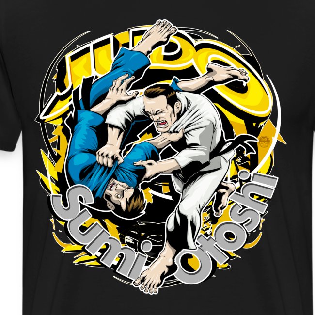 Judo Shirt - Judo Throw Design Sumi Otoshi