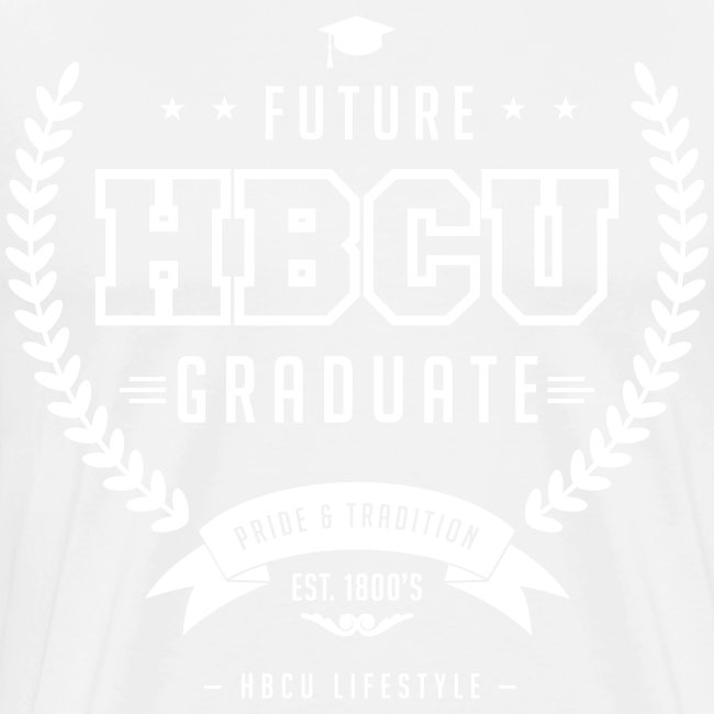 Future HBCU Graduate - Men's Ivory and Navy T-shir