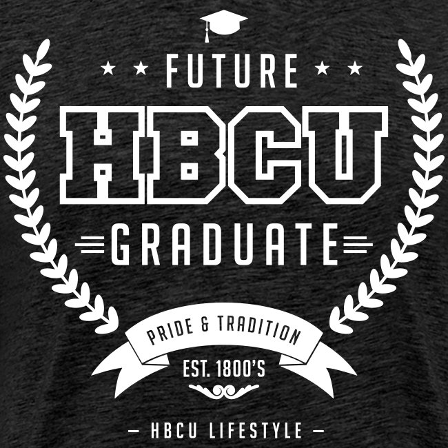 Future HBCU Graduate - Men's Ivory and Navy T-shir