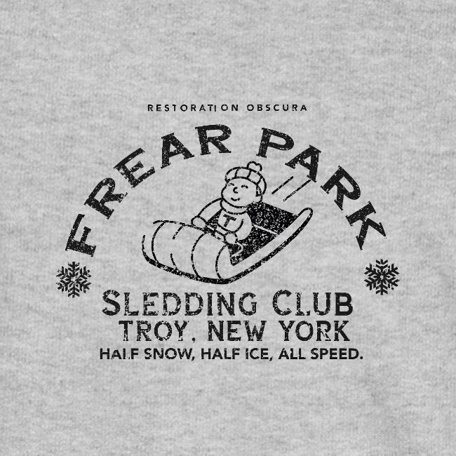 RO Frear Park Sledding Club Distressed Dark