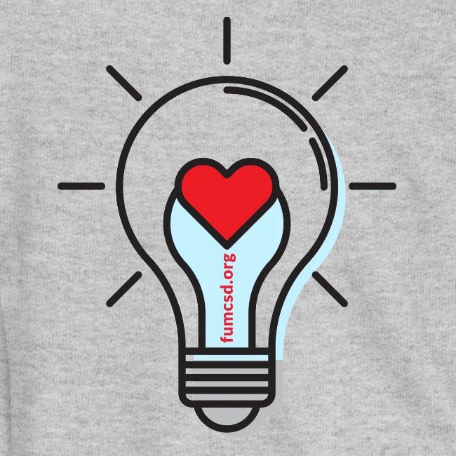 FUMCSD Heart Light Bulb