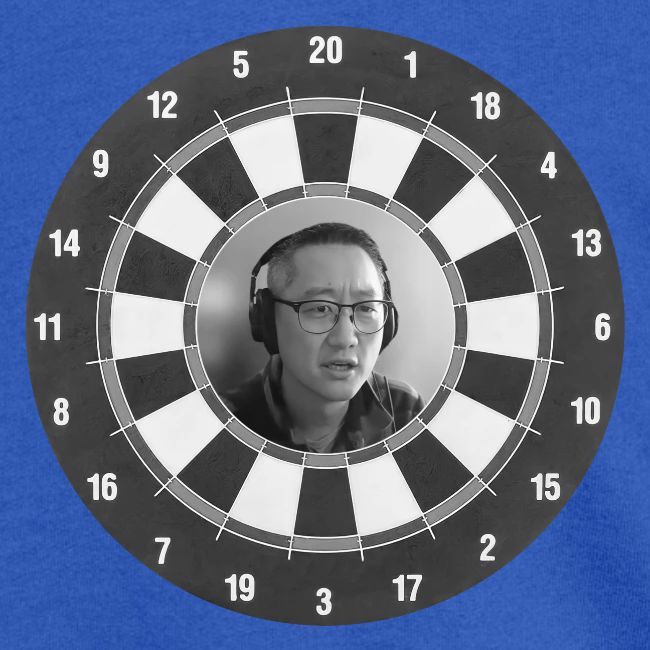 Producer Jay on a Dartboard