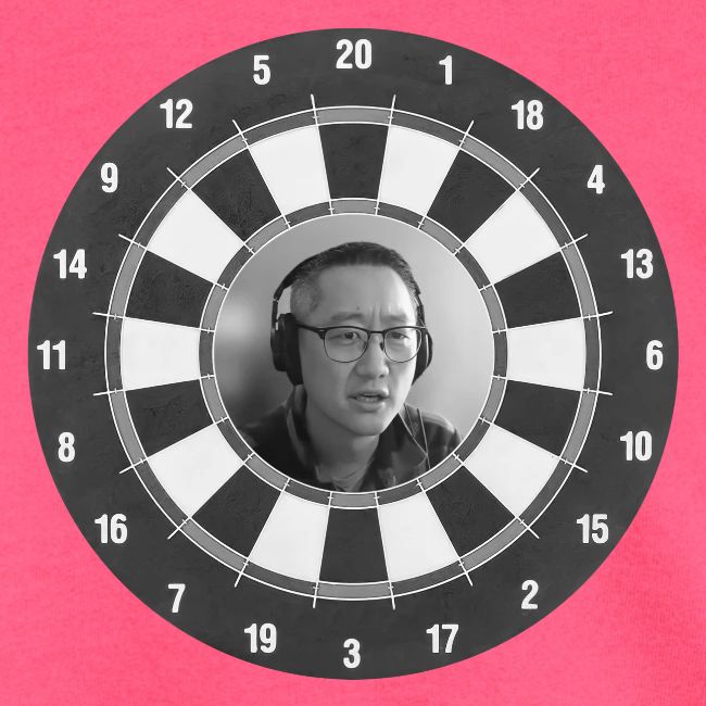 Producer Jay on a Dartboard