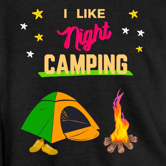 Night Camping - Tent and Campfire