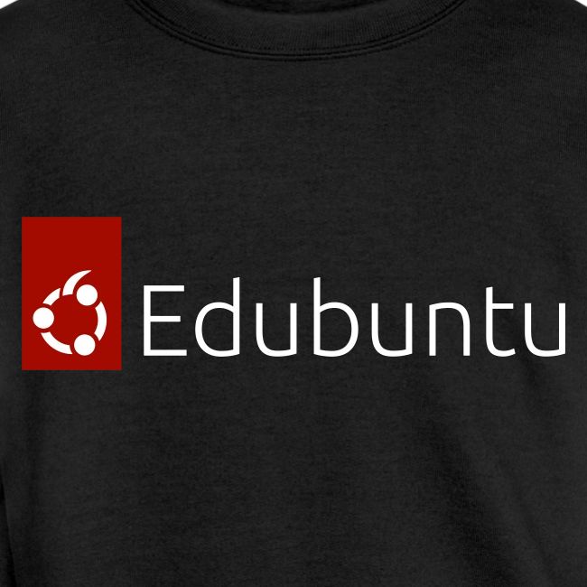 Edubuntu Logo 2023 - White