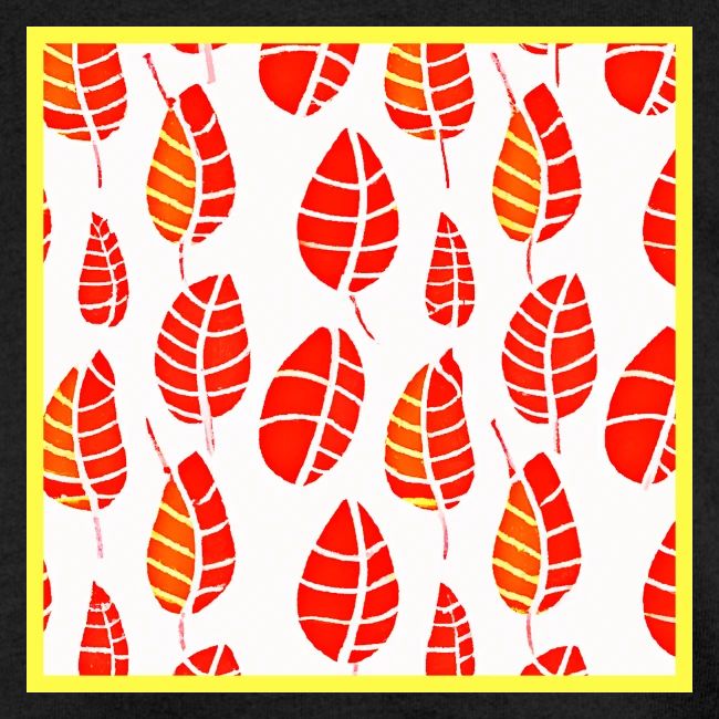 Elegant Leaf Art Neon Aesthetics