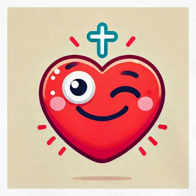 DALLE 2025 09 13 15 56 10 A winking heart sh