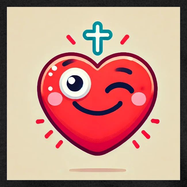 DALLE 2025 09 13 15 56 10 A winking heart sh