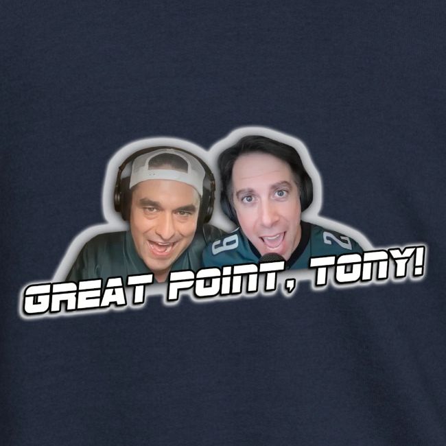 GREAT POINT, TONY! (with Fusco Show back)