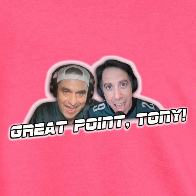 GREAT POINT, TONY! (with Fusco Show back)