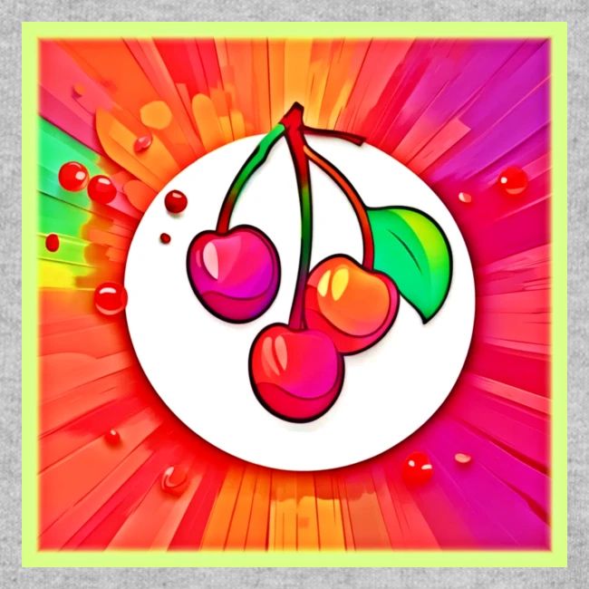 Cherry Pop Art Burst