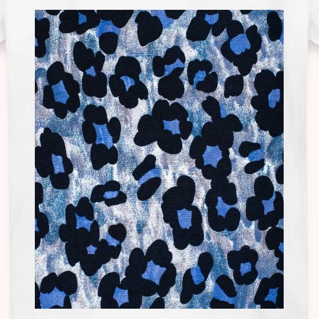 blue ank black leopard pattern