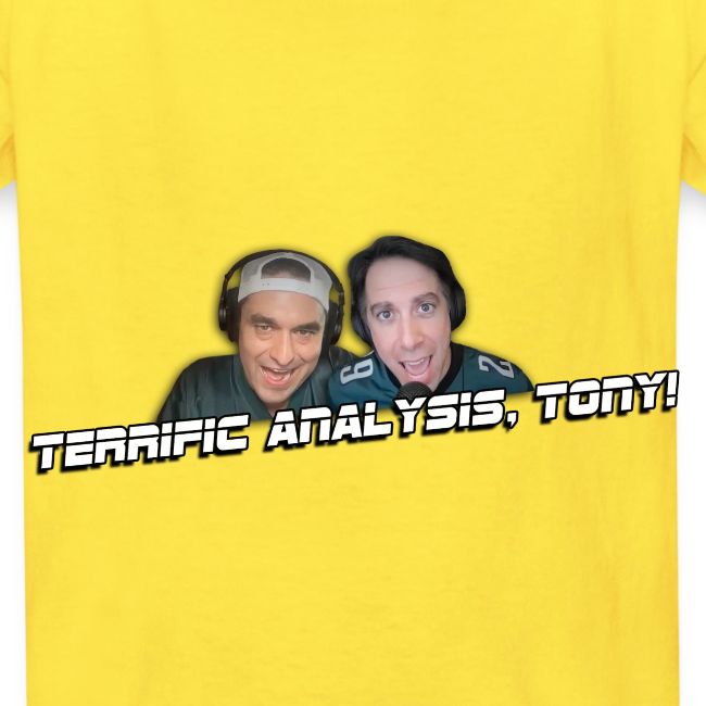 TERRIFIC ANALYSIS, TONY!