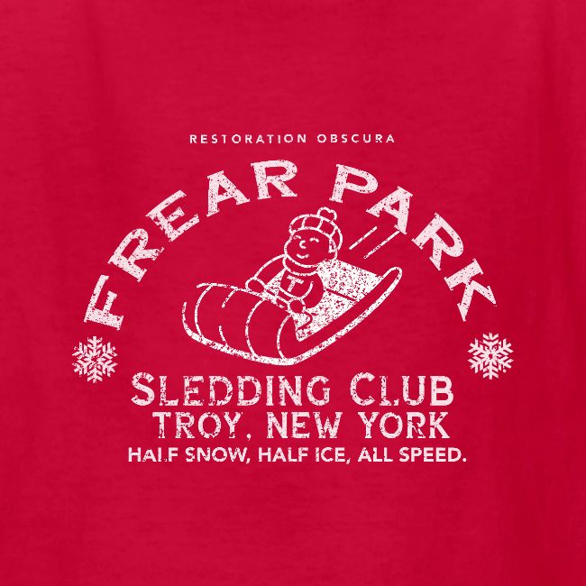 RO Frear Park Sledding Club Distressed Light