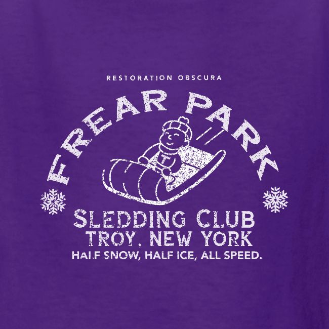 RO Frear Park Sledding Club Distressed Light