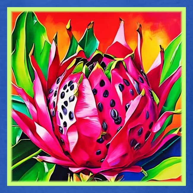 Exotic Dragon Fruit Bloom