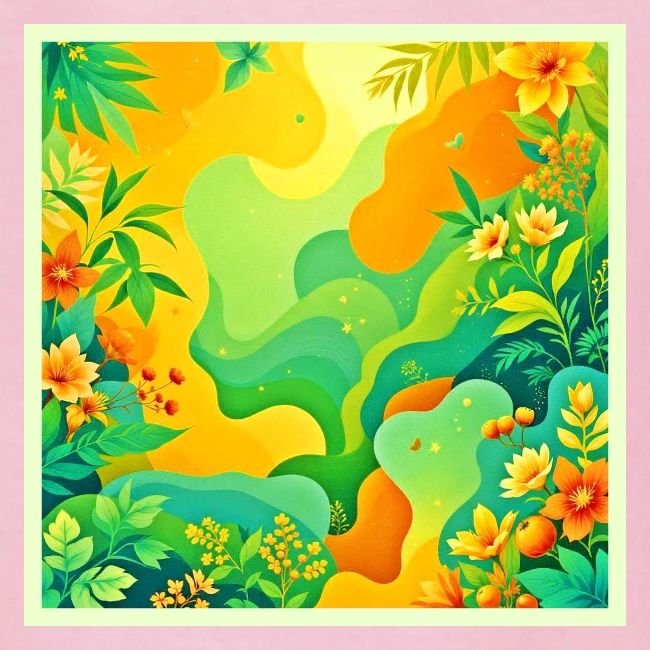 Tropical Foliage Abstract