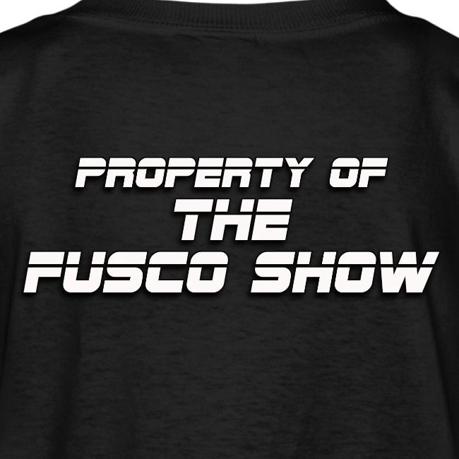 Producer Jay on Dartboard with Fusco Show back