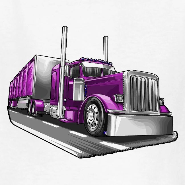 Tracktor Trailer Semi Truck Big Rig